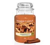 Yankee Candle Candela profumata in giara grande Bastoncino di cannella Durata