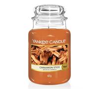 Yankee Candle Candela profumata in giara grande | Bastoncino di cannella | Durata Fino a 150 Ore | regalo perfetto per le donn