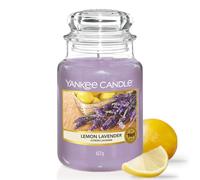 Yankee Candle Candela profumata in giara grande Bastoncino di Lemon Lavender