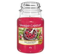 Yankee Candle Candela profumata in giara grande | Lampone rosso | Durata Fino a 150 Ore | Regali perfetti per la festa della mamma per le donne
