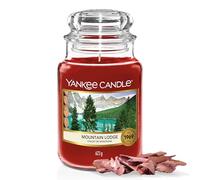 Yankee Candle Candela profumata in giara grande, Mountain Lodge, Durata Fino a 150 Ore, Regali ottimi per le donne