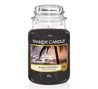 Yankee Candle Candela profumata in giara grande | Noce di cocco nera | Durata Fino a 150 Ore | Regali per donne