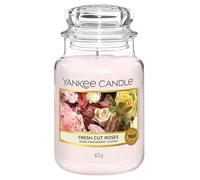Yankee Candle Candela profumata in giara grande | Rose appena recise | Durata Fino a 150 Ore | Regali per donne