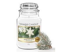 Yankee Candle Candela profumata in giara grande | Sparkling Snow | Durata Fino a 150 Ore | Regali perfetti per le donne