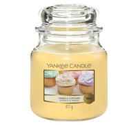 Yankee Candle Candela profumata in giara media | Cupcake alla vaniglia | Durata Fino a 75 Ore