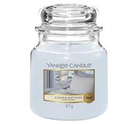 Yankee Candle Candela profumata in giara media | Un posto calmo e tranquillo | Durata Fino a 75 Ore