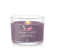 YANKEE CANDLE CANDELA PROFUMATA VOTIVE IN VETRO CLEAN BERRY MOCHI PROFUMO CASA INTERNI