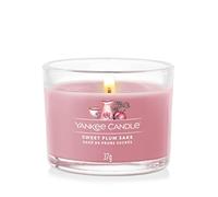 YANKEE CANDLE CANDELA PROFUMATA VOTIVE IN VETRO SWEET PLUM SAKE PROFUMO CASA INTERNI