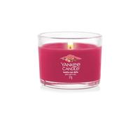 Yankee Candle Candela Votiva Piccola Santa On Skis Fragranza Chiodi di Garofano Bacche e Vaniglia, 37g