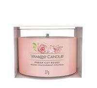 YANKEE CANDLE CANDELA VOTIVE IN VETRO SINGOLA FRESH CUT ROSES