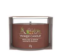 YANKEE CANDLE CANDELA VOTIVE IN VETRO SINGOLA PRALINE & BIRCH