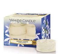 YANKEE CANDLE Candele Profumate, Midnight Jasmine, Gelsomino Notturno, 12