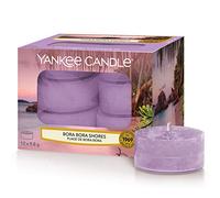 Yankee Candle - Candele profumate tealight, Bora Bora Shores, 12 pezzi