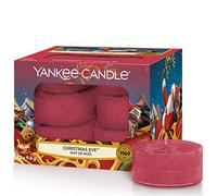 Yankee Candle candeline profumate tea light | Vigilia di Natale | 12 pezzi