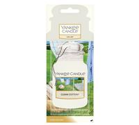 Yankee Candle - Candela profumata per Auto, fragranza Biancheria profumata