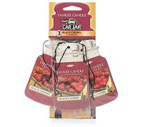 Yankee Candle Car Jar Profumatore per auto | Black Cherry | Confezione da 3