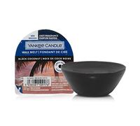 Yankee Candle cialde di cera profumate Wax Melt, Noce di cocco nera, Durata della fragranza: fino a 8 ore, 1 pezzo