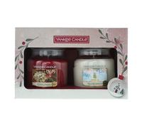 YANKEE CANDLE COFANETTO REGALO CON 2 CERI PROFUMATI IN VASO MEDIO - CO