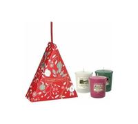Yankee Candle Confezione Regalo | Candele Profumate Natalizie | 3 Candele Votive Profumate, Countdown To Christmas, 17.9 x 13.8 x 5.5 cm; 180 grammi