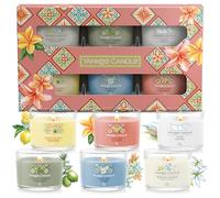 Yankee Candle confezione regalo di candele profumate | Mini candele votive riempite | Miscela di cera di soia | Collezione Hello Italy | Regali perfetti per le donne | 6 pezzi