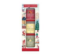 Yankee Candle - Filled Votive Candles Confezione Regalo 3 Candele Votive - HOLIDAY PARTY SET 3 x 37g - - Candele profumate