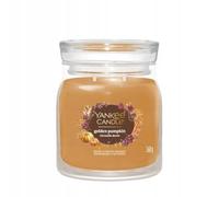 Yankee Candle Golden Pumpkin candela profumata Signature 368 g