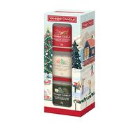 Yankee Candle Gift Set Christmas Classics 3 Candele Votive in Vetro
