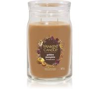 Yankee Candle - Signature Jar Candles Golden Pumpkin 567g - LARGE - Candele profumate