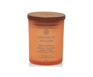 Yankee Candle Love & Passion - Candela Profumata Pompelmo e Mango Piccola, 96g