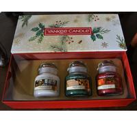 Yankee Candle Natale XMAS, SET REGALO 3 PICCOLI BARATTOLI, 2020, raro