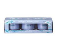 Yankee Candle Set di candele votive in vetro Ocean Air 3x 37 g