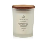 Yankee Candle Peace & Tranquility - Candela Cashmere e Gelsomino Media, 250g