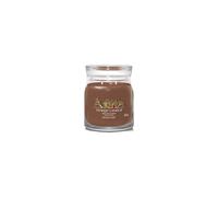 Yankee Candle Candela profumata firmata, candela media in barattolo di pralina e betulla, con doppio stoppino, miscela di cera di soia, candela a lunga combustione, regalo perfetto per le donne