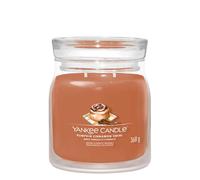 Yankee Candle Pumpkin Cinnamon Swirl Media in Cinnamon Swirl Candela Profumata Giara Signature