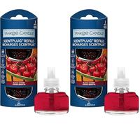 Yankee Candle ricariche fragranza ScentPlug | Olio per profumatore d'ambiente elettrico Black Cherry | Durata della fragranza: fino a 60 giorni | 2 pezzi (Confezione da 2)