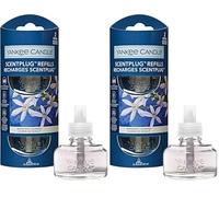 Yankee Candle ricariche fragranza ScentPlug | Olio per profumatore d'ambiente elettrico Midnight Jasmine | Durata della fragranza: fino a 60 giorni | 2 pezzi (Confezione da 2)