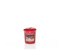 YANKEE CANDLE Samplers Candele Votive Christmas Eve, Cera, Rosso, 4.6x4.5x5.5 cm, 1 Unità