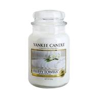 Yankee Candle Samplers Candele Votive Fluffy Towels, Cera, Bianco, 4.5 x 4.5 x 5.3 cm, 49 g