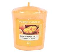 Yankee Candle Samplers Candele Votive Mango Peach Salsa, Cera, Arancione, 4.6 x 4.5 x 5.5 cm