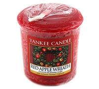 Yankee candle Samplers Candele Votive Red Apple Wreath, Cera, Rosso, 4.5 x 4.5 x 5.3 cm