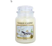 Yankee Candle Samplers Candele Votive Vanilla, Cera, Bianco, 5x4.5x5.3 cm