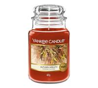 Yankee Candle Candela profumata in giara grande, Autumn Wreath, Durata Fino a 150 Ore, Regali ottimi per le donne