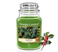 Yankee Candle Scented Candle | Candela in giara grande della Vischio | Candele a lunga combustione: fino a 150 ore | Regali di Natale perfetti per le donne