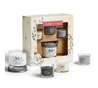 Yankee Candle Snow Globe Wonderland 3 Votives & 1 Tumbler Candle set regalo di Natale