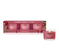 Yankee Candle Set Regalo Candele profumate, Miscela di Cera di soia, Black Cherry, One Size
