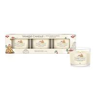 YANKEE CANDLE Set regalo candele profumate | Spun Sugar Flurries | Miscela di cera di soia | 3 pezzi, 1721627E