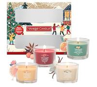 Yankee Candle Set regalo di candele profumate di Natale | 4 mini candele votive riempite | Collezione Après Ski | Regali di Natale perfetti per le donne