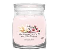 Yankee Candle Pink Cherry & Vanilla candela signature media 368 g