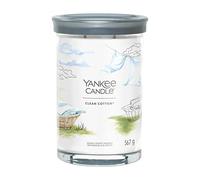 Yankee Candle Signature candela profumata | Cotone pulito in tumbler grande | Candele di miscela di cera di soia lunga durata | regalo perfetto per le donne