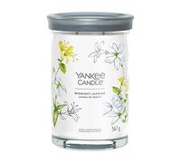 Yankee Candle Signature Candela Profumata, Gelsomino di Mezzanotte in Tumbler Grande, Candele di Miscela di Cera di Soia Lunga Durata, Regalo per le Donne